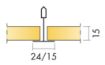 Ripplaeplaat Ecophon Opta A T15/T24 LD 15x600x600 pilt